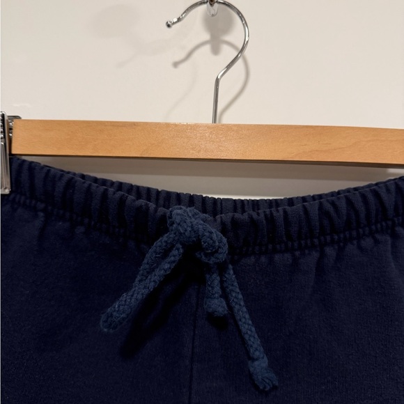 Roots Kid’s Navy Blue Sweat Shorts w/Logo - Picture 3 of 8